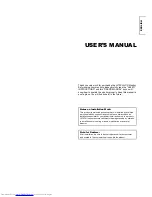 Preview for 1 page of Hitachi LCD Monitor User Manual