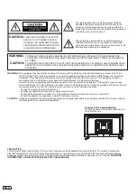 Preview for 2 page of Hitachi LE32A519 Owner'S Manual