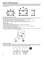 Предварительный просмотр 6 страницы Hitachi LE32H405 Owner'S Manual