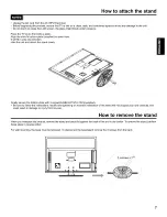 Предварительный просмотр 7 страницы Hitachi LE32H405 Owner'S Manual