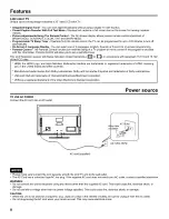 Предварительный просмотр 8 страницы Hitachi LE32H405 Owner'S Manual