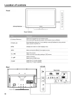 Предварительный просмотр 10 страницы Hitachi LE32H405 Owner'S Manual