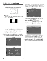 Предварительный просмотр 16 страницы Hitachi LE32H405 Owner'S Manual