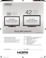 Hitachi LE32LM206 Manual preview