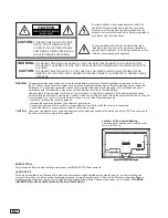 Предварительный просмотр 2 страницы Hitachi LE32V407 Owner'S Manual