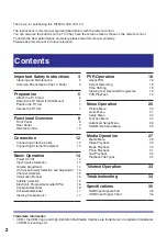 Предварительный просмотр 2 страницы Hitachi LE42EC05AU User Manual