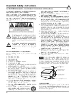 Предварительный просмотр 2 страницы Hitachi LE42T516 Owner'S Manual