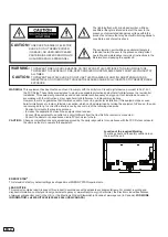 Preview for 2 page of Hitachi LE55V707 Owner'S Manual