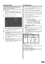 Preview for 13 page of Hitachi LE55V707 Owner'S Manual