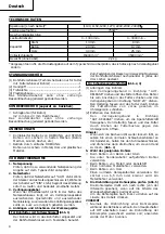 Предварительный просмотр 9 страницы Hitachi LG-H815 Handling Instructions Manual