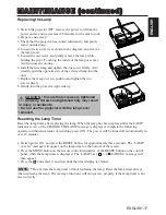 Preview for 17 page of Hitachi Liquid Crystal Projector User Manual