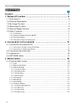 Preview for 2 page of Hitachi LP-AW3001 User Manual