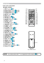 Preview for 6 page of Hitachi LP-EU5002 User Manual