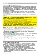 Preview for 10 page of Hitachi LP-EU5002 User Manual