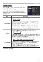 Preview for 45 page of Hitachi LP-EU5002 User Manual