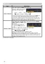 Preview for 46 page of Hitachi LP-EU5002 User Manual