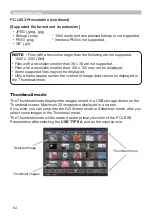 Preview for 84 page of Hitachi LP-EU5002 User Manual