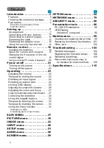 Preview for 2 page of Hitachi LP-EW5002 User Manual