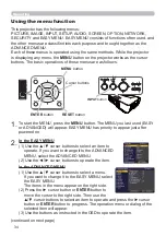 Preview for 34 page of Hitachi LP-EW5002 User Manual