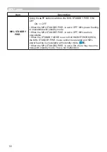 Preview for 50 page of Hitachi LP-EW5002 User Manual