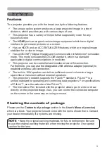 Preview for 3 page of Hitachi LP-TW3001 User Manual