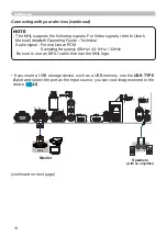 Preview for 14 page of Hitachi LP-TW3001 User Manual