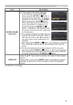 Предварительный просмотр 67 страницы Hitachi LP-TW3001 User Manual