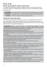 Preview for 2 page of Hitachi LP-TW34001 User Manual