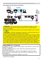 Preview for 15 page of Hitachi LP-WU3500 User Manual