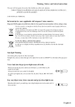 Preview for 5 page of Hitachi LP-WU6500 User Manual