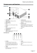 Предварительный просмотр 17 страницы Hitachi LP-WU6600 User Manual