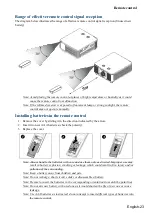 Предварительный просмотр 23 страницы Hitachi LP-WU6600 User Manual