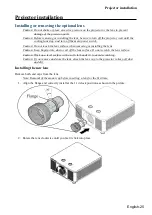 Предварительный просмотр 25 страницы Hitachi LP-WU6600 User Manual