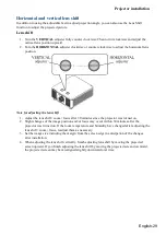 Предварительный просмотр 29 страницы Hitachi LP-WU6600 User Manual