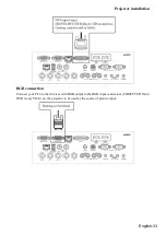 Предварительный просмотр 33 страницы Hitachi LP-WU6600 User Manual