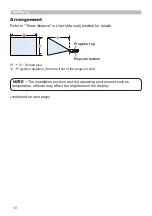 Предварительный просмотр 10 страницы Hitachi LP-WU9100B User Manual