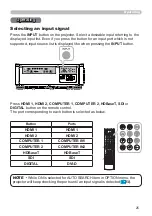 Предварительный просмотр 25 страницы Hitachi LP-WU9100B User Manual