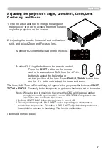 Предварительный просмотр 27 страницы Hitachi LP-WU9100B User Manual