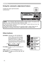 Предварительный просмотр 30 страницы Hitachi LP-WU9100B User Manual