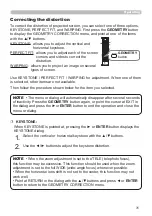 Предварительный просмотр 31 страницы Hitachi LP-WU9100B User Manual