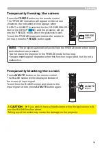 Предварительный просмотр 39 страницы Hitachi LP-WU9100B User Manual