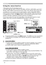 Предварительный просмотр 44 страницы Hitachi LP-WU9100B User Manual