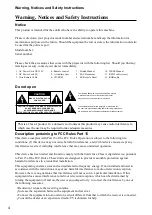 Preview for 4 page of Hitachi LP-WU9750B User Manual