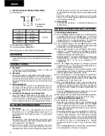 Предварительный просмотр 14 страницы Hitachi M 12SA (S) Handling Instructions Manual