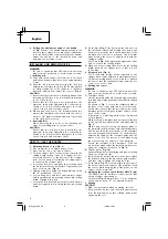 Preview for 10 page of Hitachi M 12SE Handling Instructions Manual