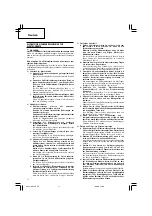 Preview for 12 page of Hitachi M 12SE Handling Instructions Manual