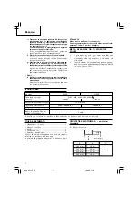 Preview for 18 page of Hitachi M 12SE Handling Instructions Manual