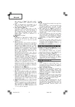 Preview for 20 page of Hitachi M 12SE Handling Instructions Manual