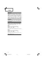 Preview for 26 page of Hitachi M 12SE Handling Instructions Manual