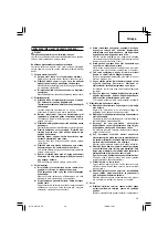 Preview for 37 page of Hitachi M 12SE Handling Instructions Manual